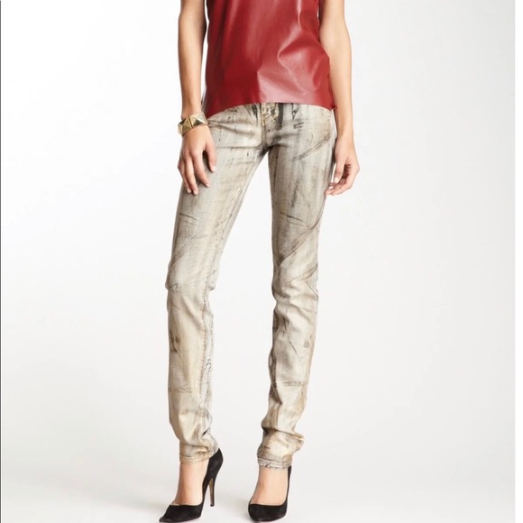 NWT David Kahn Radioactive Skinny Jeans 25 0 - Picture 3 of 9